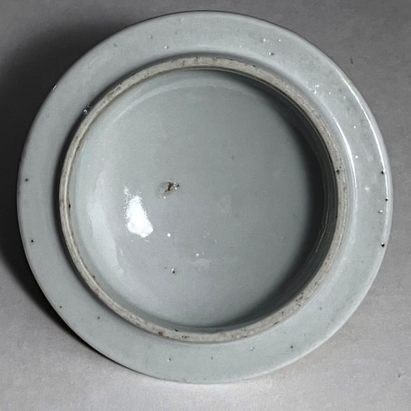 Antique FAMILLE JAUNE SUGAR BOWL Circa 1900 / Rare Chinese Treasure / Some Flaws - Picture 8 of 12